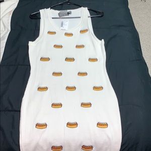 Ivory “Got Dogs” Mini Dress